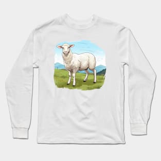 White Sheep Long Sleeve T-Shirt